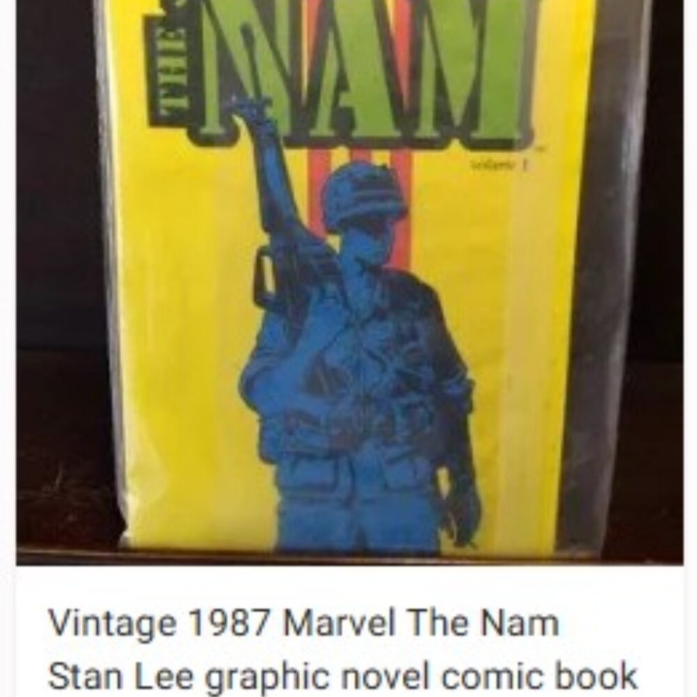 24 comics & graphic novel bundle, Marvel Comics The Nam, vintage 80s